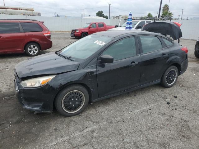 FORD FOCUS S 2018 black  gas 1FADP3E24JL205223 photo #1