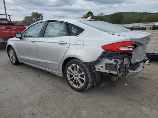 FORD FUSION SE 2019 silver  hybrid engine 3FA6P0LUXKR147438 photo #3