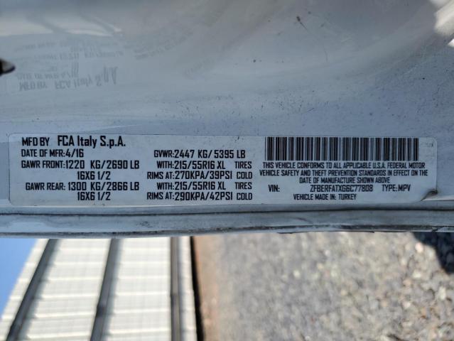 2016 RAM PROMASTER - ZFBERFATXG6C77808