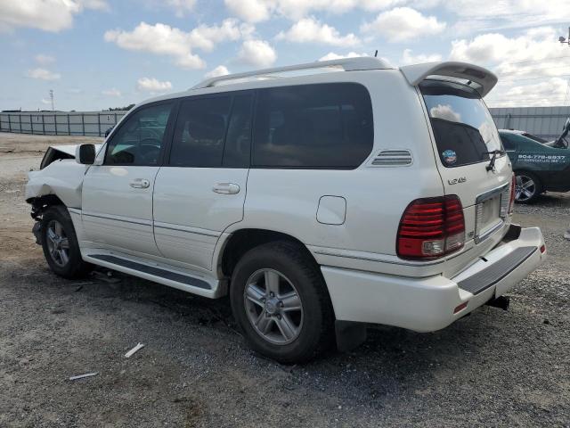 LEXUS LX 470 2007 white  gas JTJHT00W774029347 photo #3