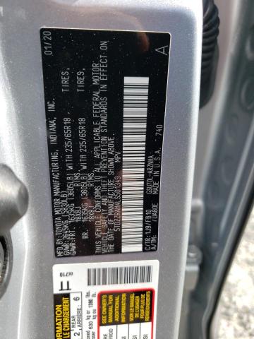 2020 TOYOTA HIGHLANDER - 5TDZZRAH4LS501349