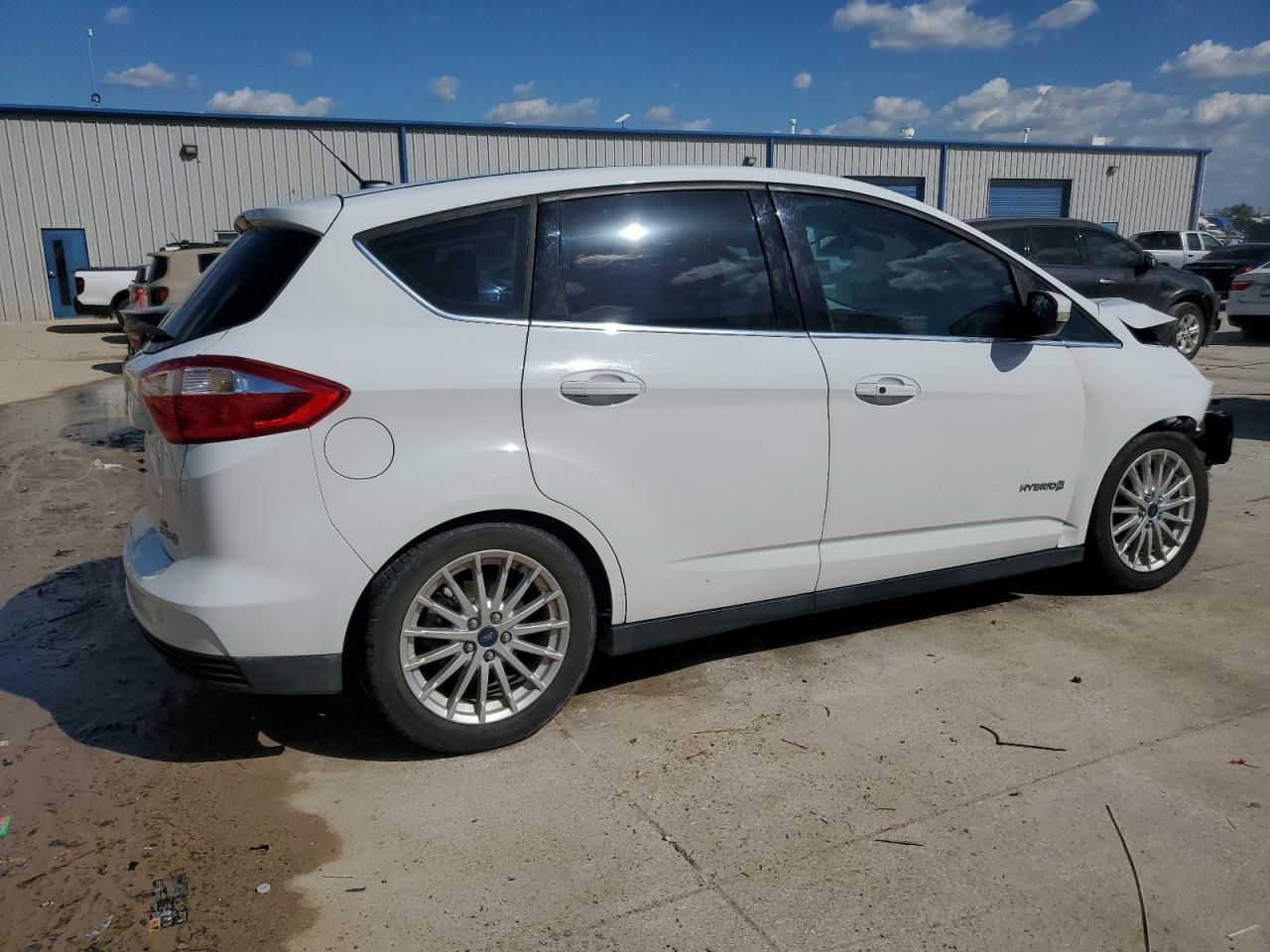 FORD C-MAX SEL 2013 white  hybrid engine 1FADP5BU4DL543081 photo #4