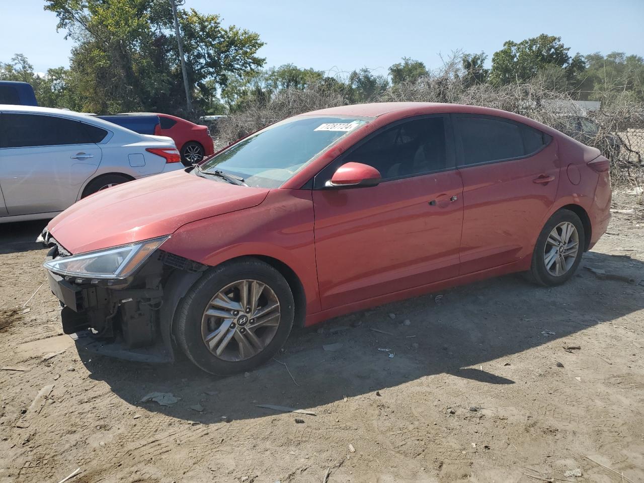 Lot #2836130645 2019 HYUNDAI ELANTRA SE