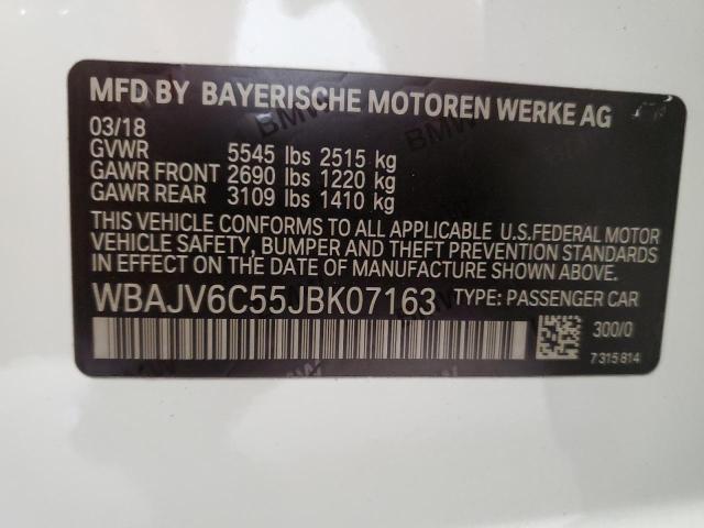 VIN WBAJV6C55JBK07163 2018 BMW 6 SERIES no.13