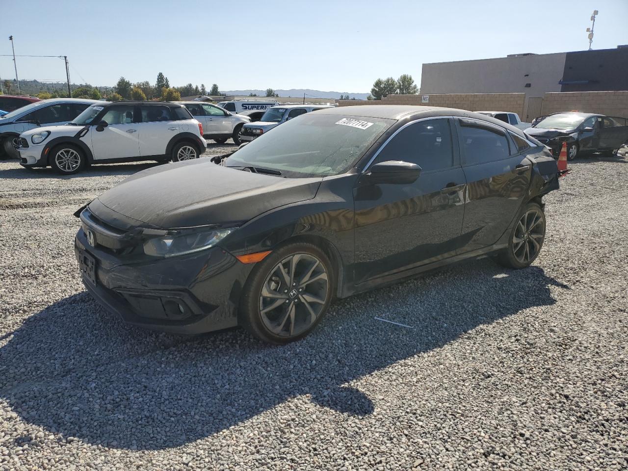 Lot #2979488749 2020 HONDA CIVIC SPOR