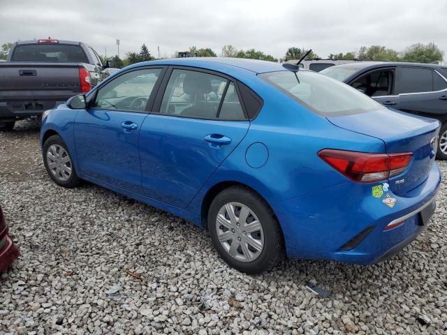 KIA RIO LX 2021 blue  gas 3KPA24AD7ME396786 photo #3