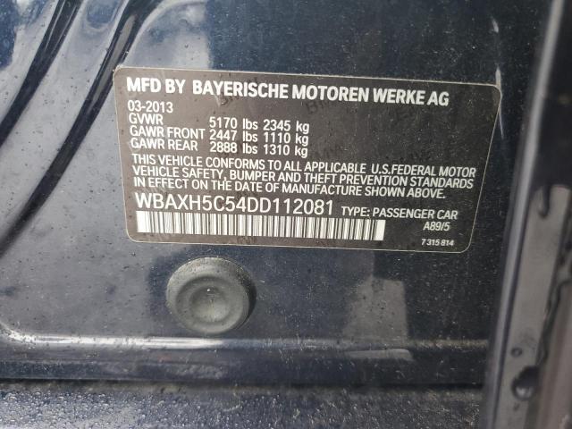 VIN WBAXH5C54DD112081 2013 BMW 5 Series, 528 XI no.12