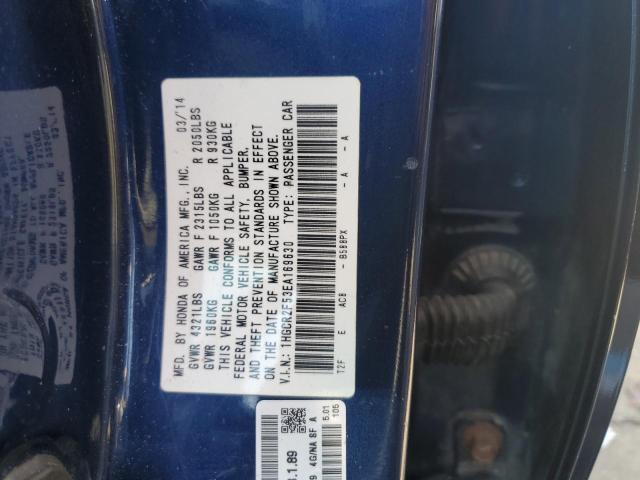 VIN 1HGCR2F53EA169630 2014 Honda Accord, Sport no.12