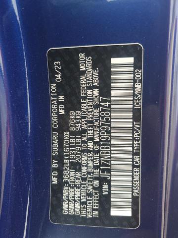 2023 TOYOTA GR 86 JF1ZNBB19P9758747