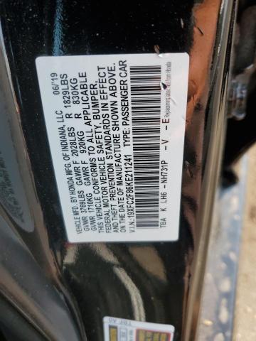 2019 HONDA CIVIC SPOR - 19XFC2F86KE211241