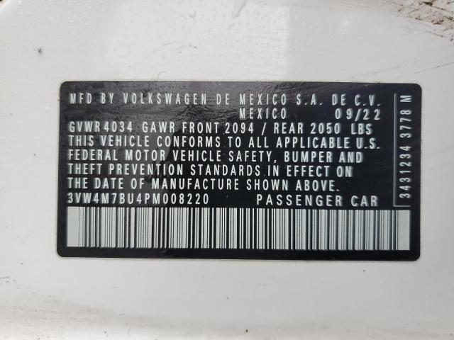 2023 VOLKSWAGEN JETTA S - 3VW4M7BU4PM008220