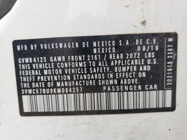 2019 VOLKSWAGEN JETTA S - 3VWC57BU9KM084257