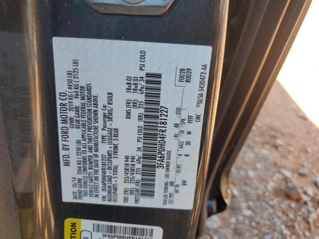 VIN 3FA6P0HD4FR181227 2015 Ford Fusion, SE no.12