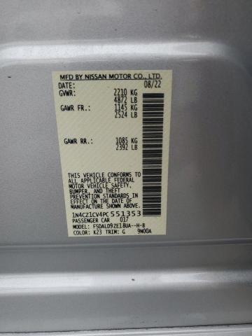 2023 NISSAN LEAF SV PL - 1N4CZ1CV4PC551353