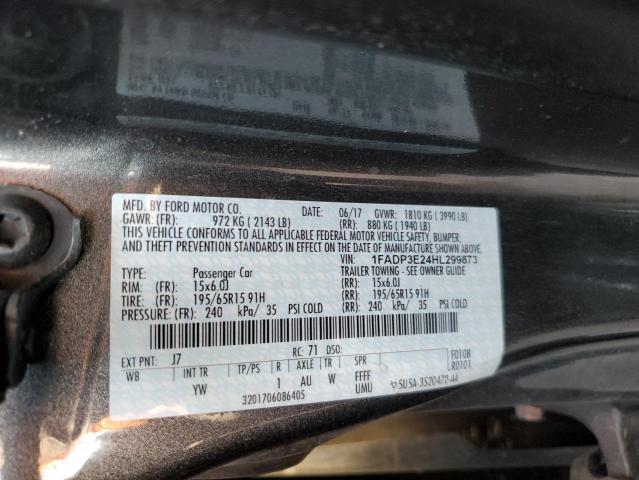 2017 FORD FOCUS S - 1FADP3E24HL299873