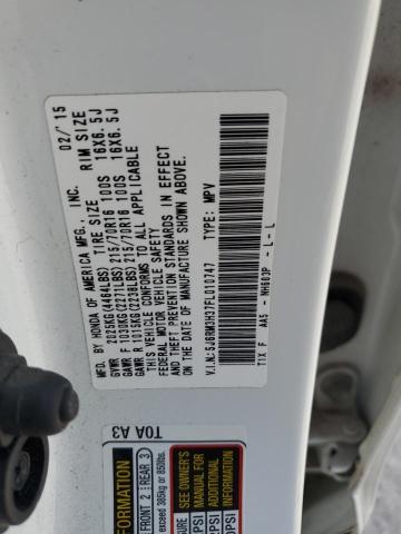2015 HONDA CR-V LX - 5J6RM3H37FL010747