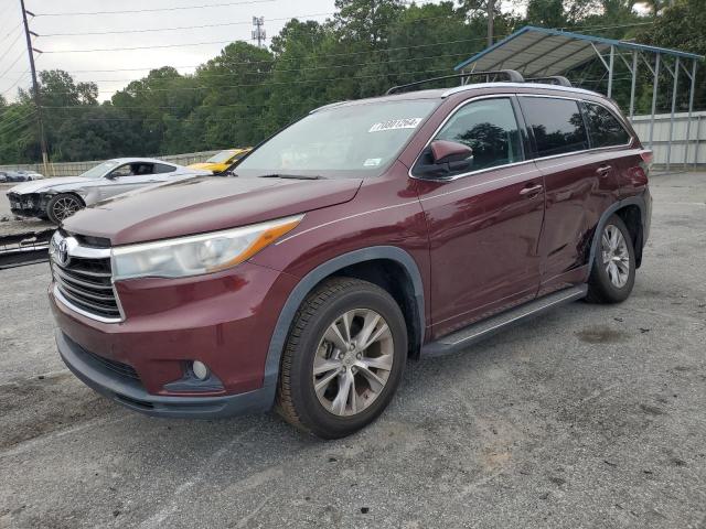 VIN 5TDKKRFHXFS092938 2015 Toyota Highlander, Xle no.1