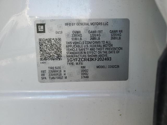 2019 CADILLAC XT4 PREMIU - 1GYFZCR43KF202493