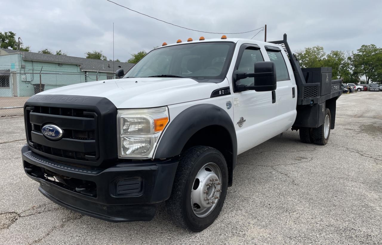 FORD F550 SUPER 2012 white crew cha diesel 1FD0W5GT5CEA15673 photo #3