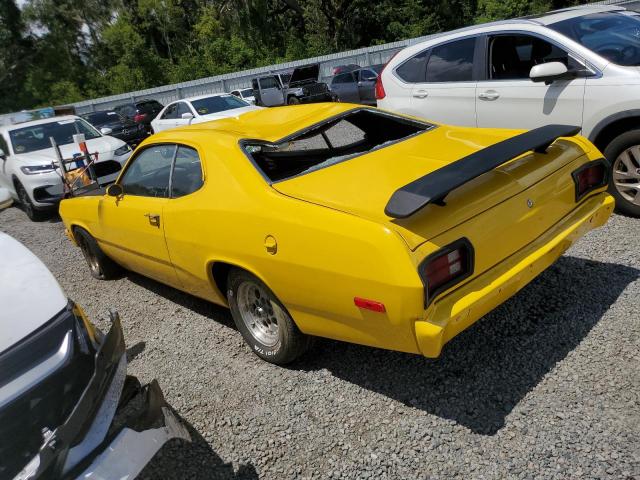 PLYMOUTH DUSTER 1973 yellow   VL29G3B601659 photo #3