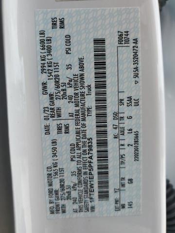 2023 FORD F150 SUPER - 1FTEW1EP5PFA79835