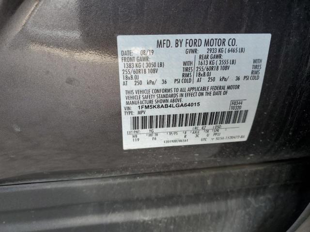 2020 FORD EXPLORER P - 1FM5K8AB4LGA64015