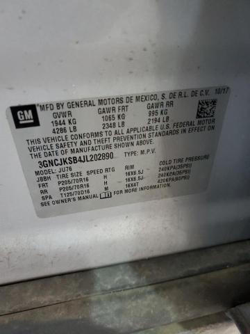 2018 CHEVROLET TRAX LS - 3GNCJKSB4JL202890