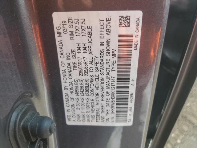 2019 HONDA CR-V LX - 2HKRW6H3XKH217147