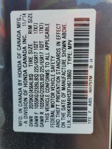 2015 HONDA CR-V EX - 2HKRM4H53FH613860