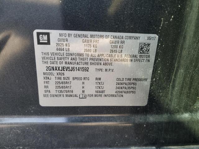 2018 CHEVROLET EQUINOX LT - 2GNAXJEV5J6141592