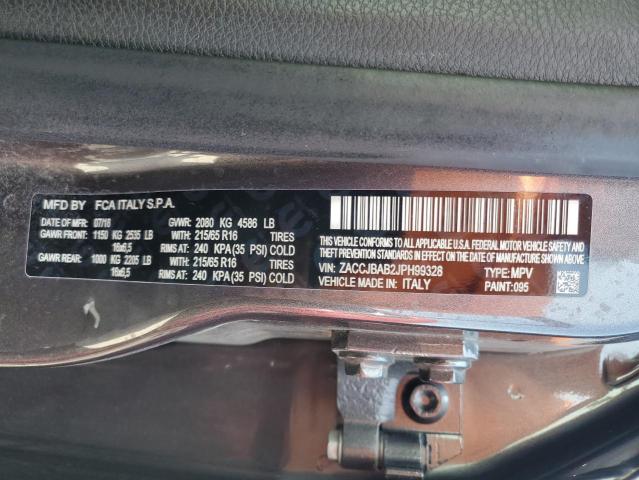 2018 JEEP RENEGADE S - ZACCJBAB2JPH99328
