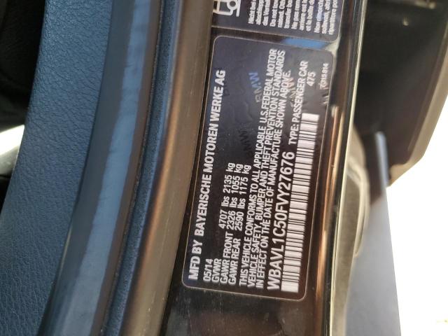 2015 BMW X1 XDRIVE2 - WBAVL1C50FVY27676