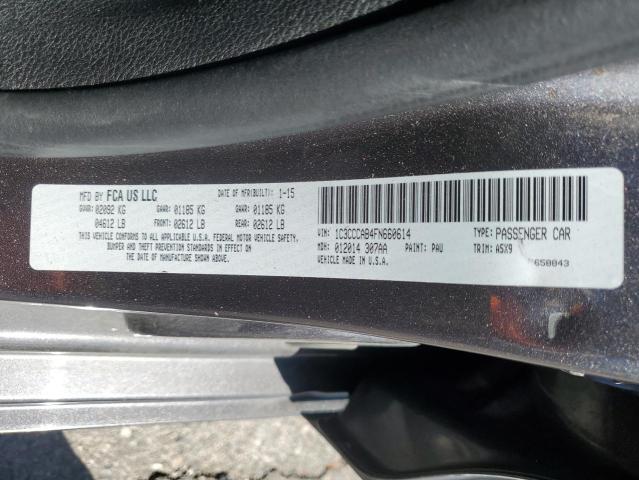 2015 CHRYSLER 200 LIMITE - 1C3CCCAB4FN660614