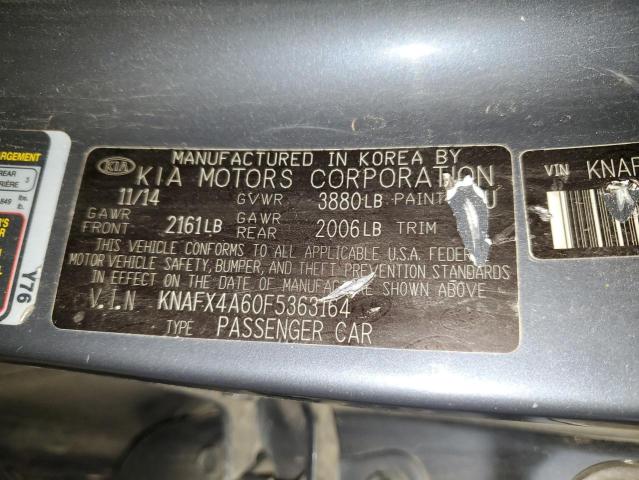 2015 KIA FORTE LX - KNAFX4A60F5363164