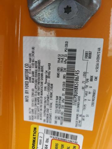 2019 FORD MUSTANG - 1FATP8UH8K5186745