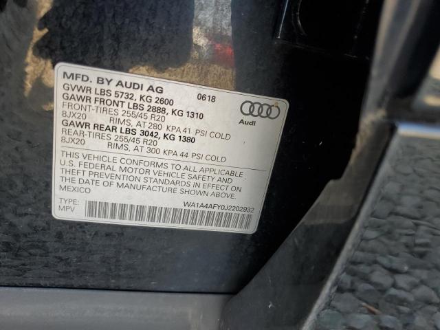2018 AUDI SQ5 PREMIU - WA1A4AFY0J2202932