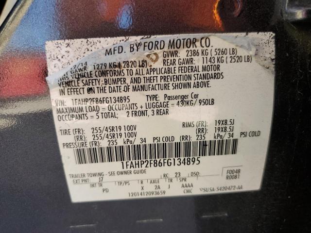 2015 FORD TAURUS LIM - 1FAHP2F86FG134895