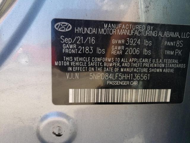 2017 HYUNDAI ELANTRA SE - 5NPD84LF5HH136561