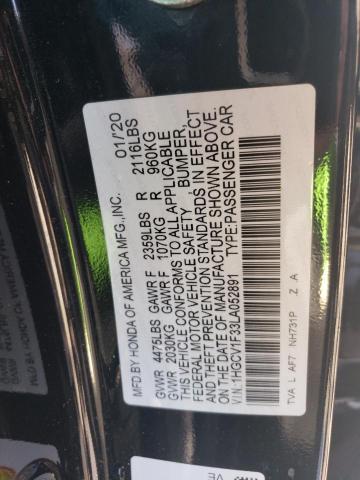 2020 HONDA ACCORD SPO - 1HGCV1F33LA052891