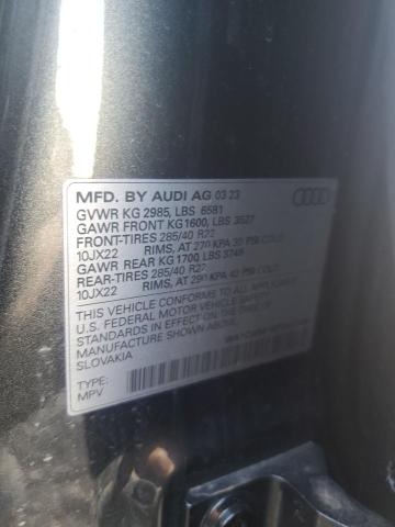 2023 AUDI SQ8 PRESTI WA1CWBF16PD027305