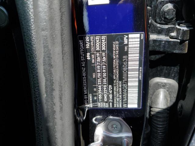 2021 MERCEDES-BENZ GLB 250 - W1N4M4GB7MW080638