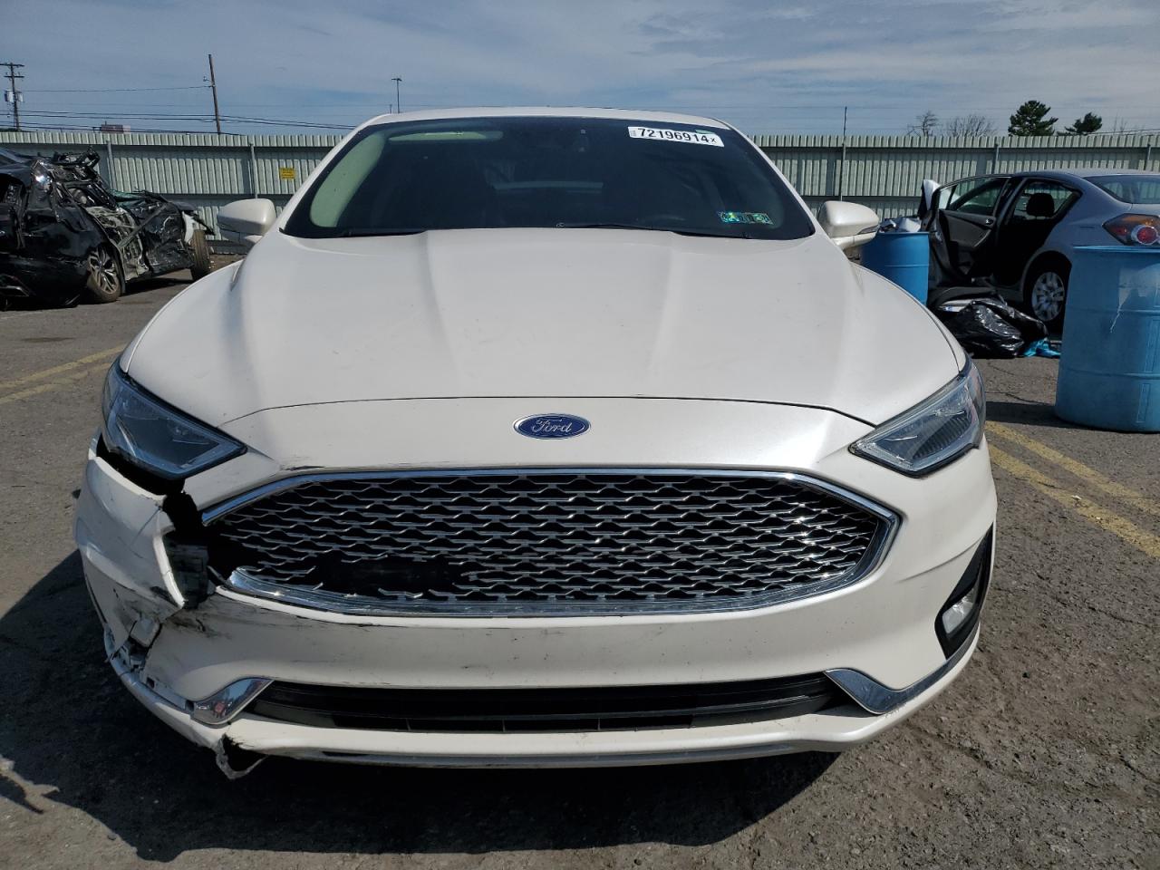 Lot #2994093267 2019 FORD FUSION TIT