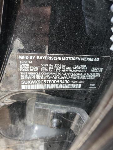 2015 BMW X3 XDRIVE2 - 5UXWX9C57F0D56490