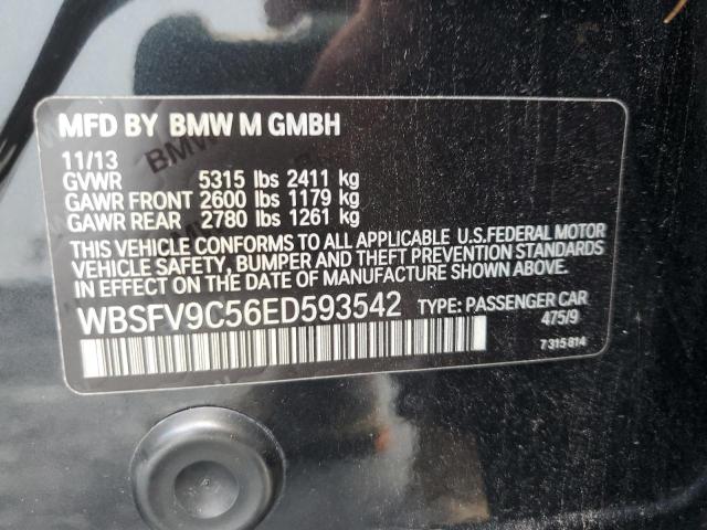 VIN WBSFV9C56ED593542 2014 BMW M5 no.12