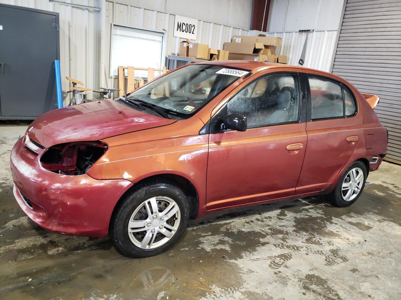 TOYOTA ECHO 2003 orange  gas JTDBT123130298916 photo #1