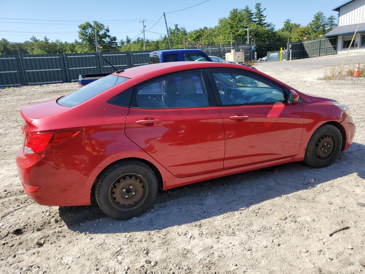 Lot #2874468825 2015 HYUNDAI ACCENT GLS