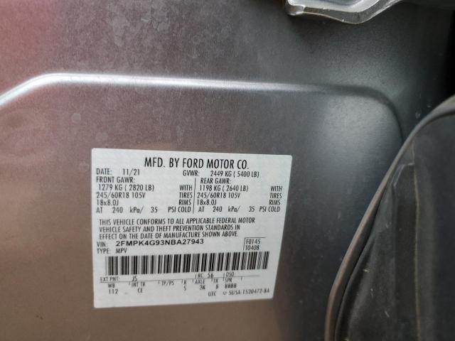2022 FORD EDGE SE - 2FMPK4G93NBA27943
