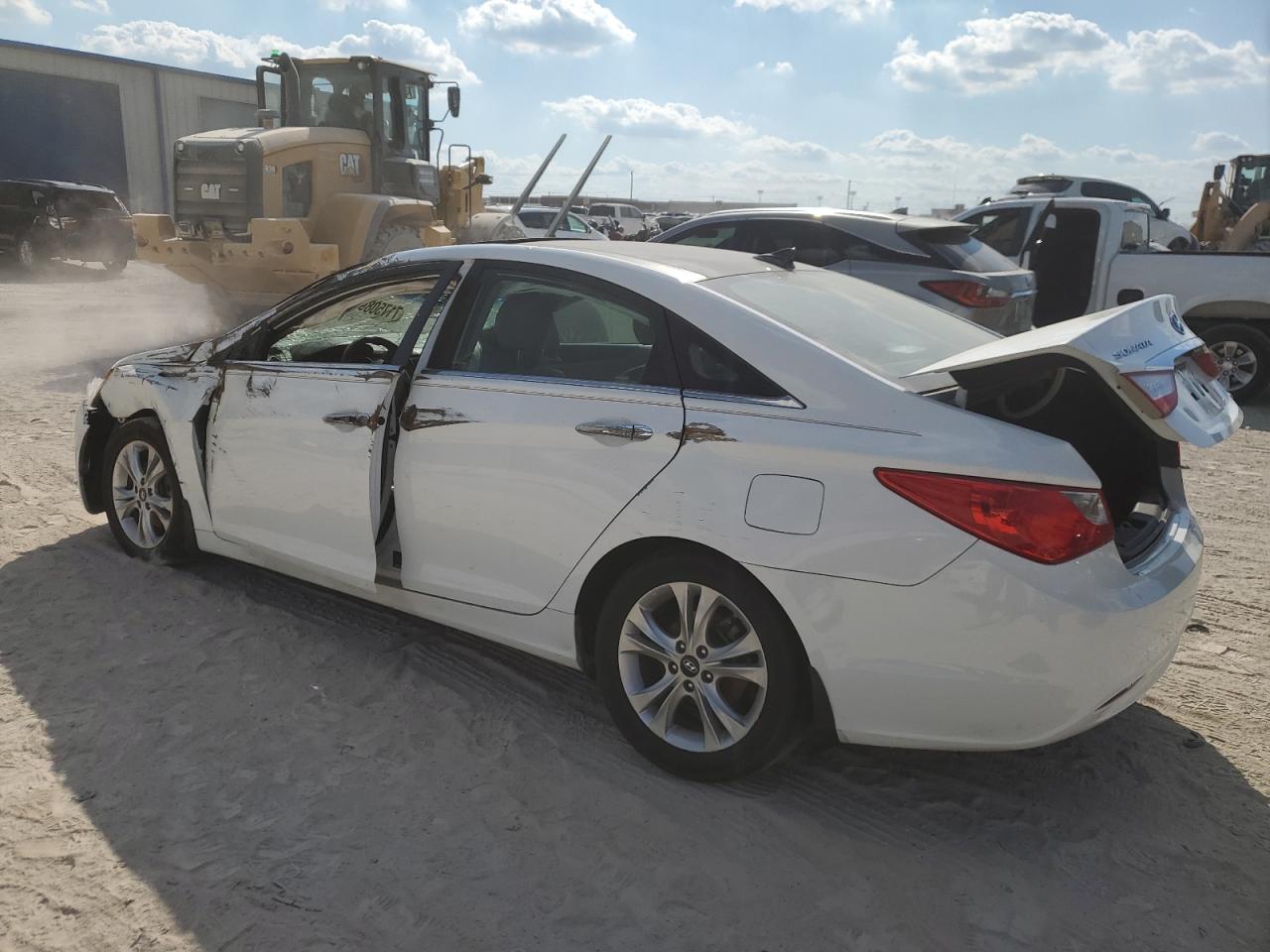 HYUNDAI SONATA SE 2013 white  gas 5NPEC4AC1DH664314 photo #3