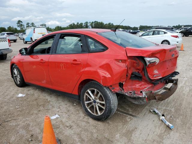 FORD FOCUS SE 2017 red  gas 1FADP3F26HL239107 photo #3