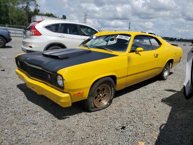 PLYMOUTH DUSTER 1973 yellow   VL29G3B601659 photo #1